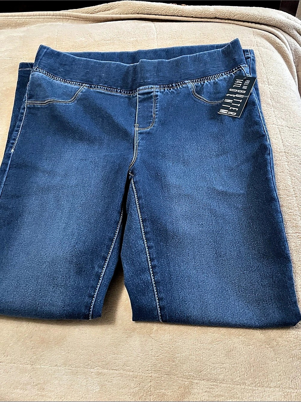 Butter Pull On Jeans Blue